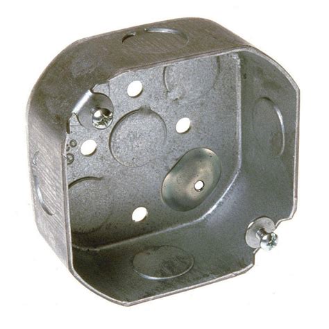 metalic octagon box measurements|octagon box weight rating.